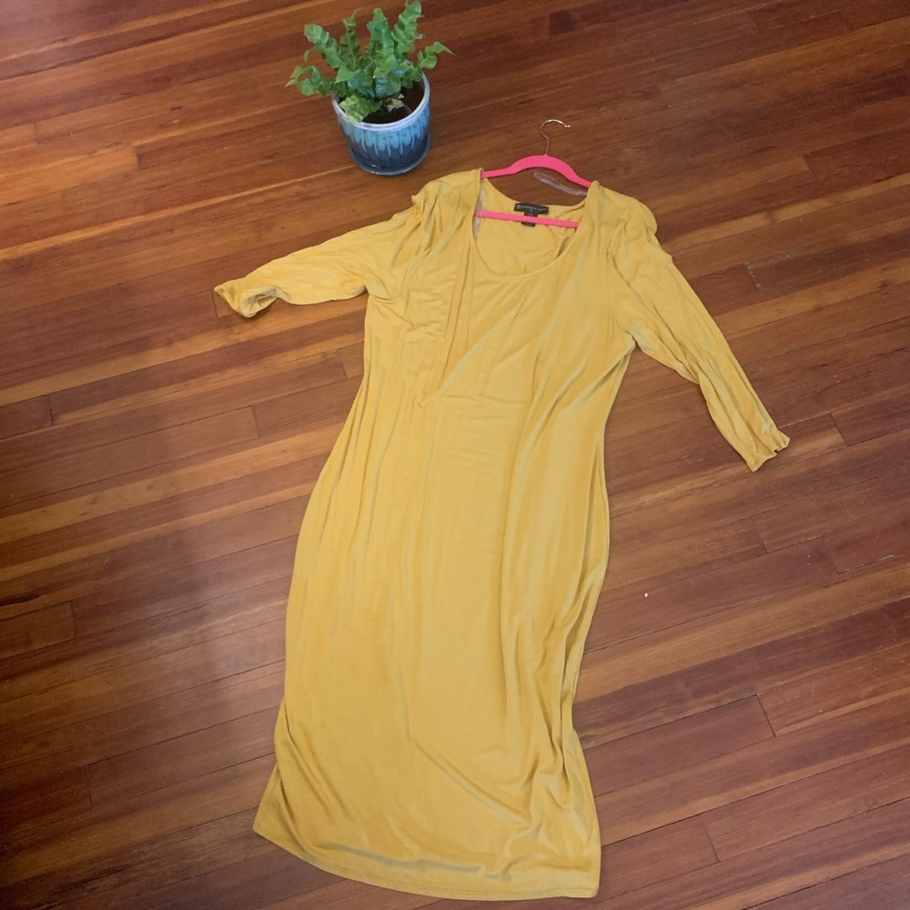 Fashion to Figure Mustard Midi Bodycon